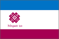 Bandera de la República rusa de Mari-el